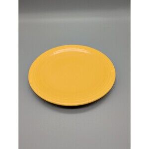 Vintage Fiesta Yellow 7" Salad Plate Unmarked Wet Foot HLC Fiestaware